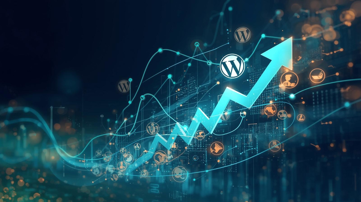 Best WordPress hosting metaphoric growth arrow